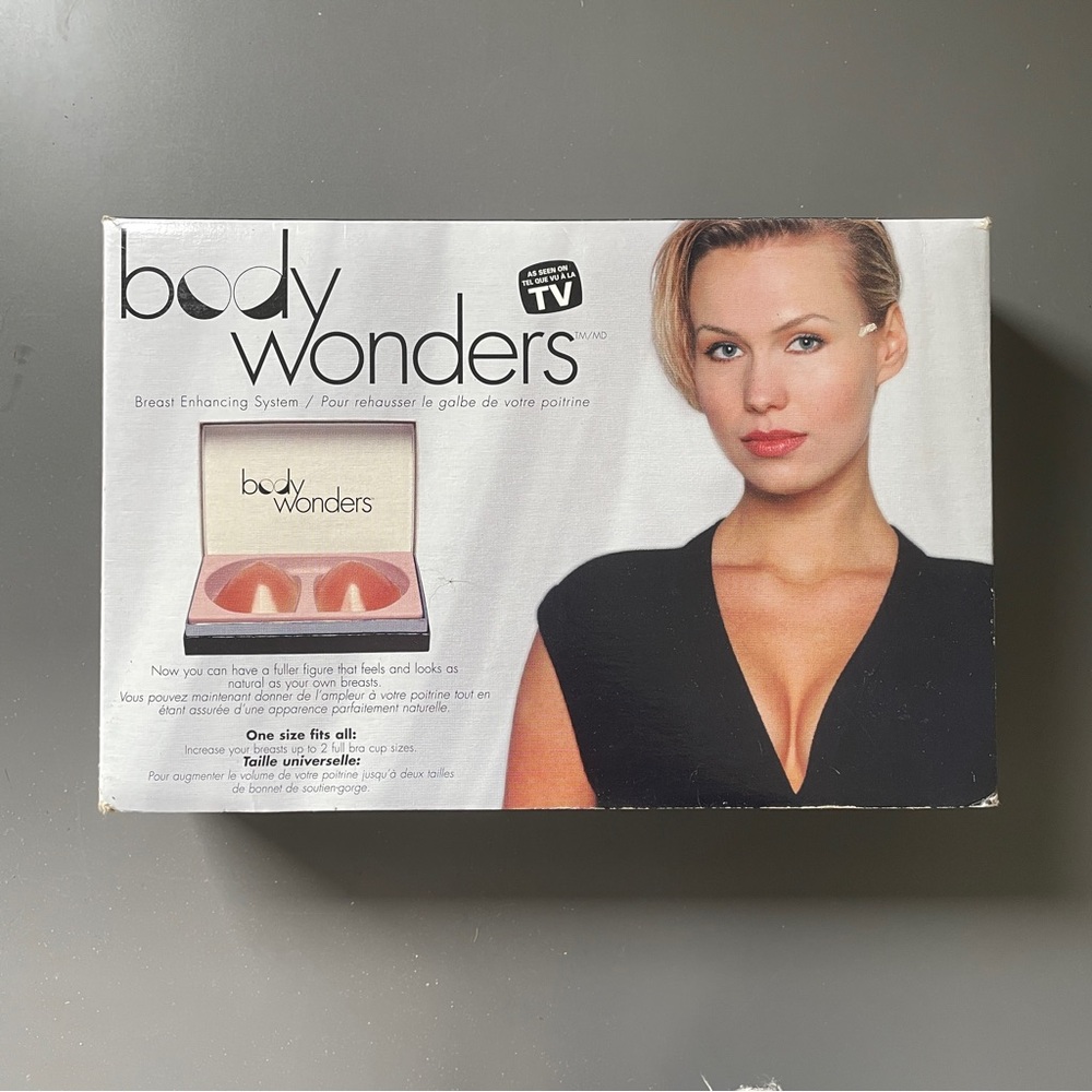 Y2K Shapewear As Seen On TV BODY WONDERS Breast Enhancing System Bra Inserts OS